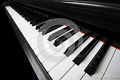 Piano keys Stock Photo