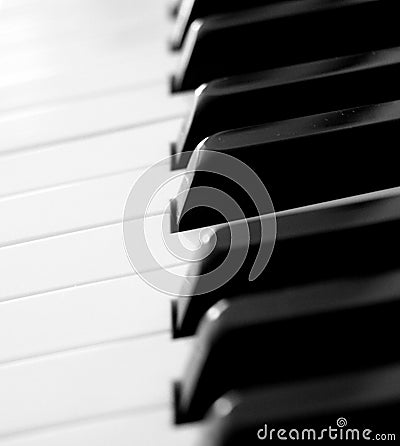 Piano keys Stock Photo