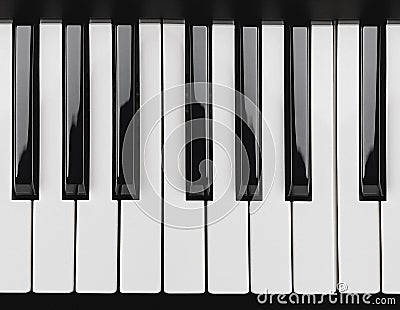 Piano keys Stock Photo