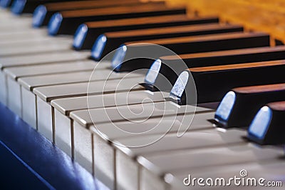 Piano keys Stock Photo