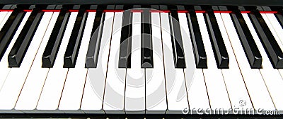 Piano keys Stock Photo