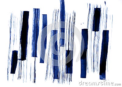 Piano keys notes and music a harmonious maze of tree trunks of a forest landscape in an abstract style Abstract graphics for Stock Photo