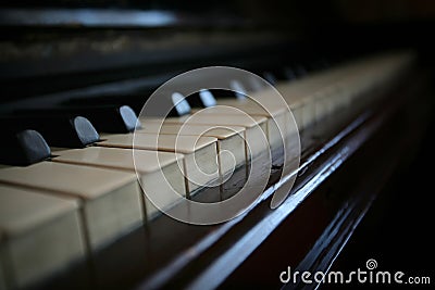 Piano keys Stock Photo