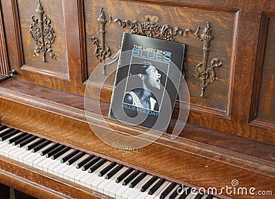 Piano - The Lady Sings Blues Editorial Stock Photo