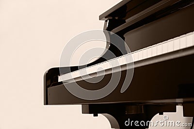 Pianostudy Stock Photo