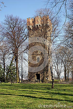 Piast tower in cieszyn poland Stock Photo