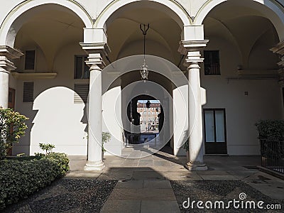 Piazza Castello square in Turin Editorial Stock Photo