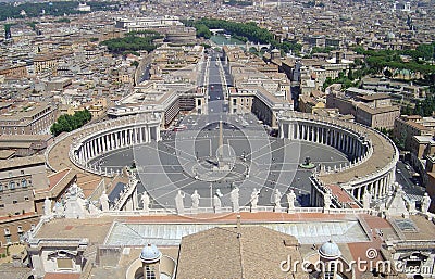 Piazza di San Pietro Stock Photo