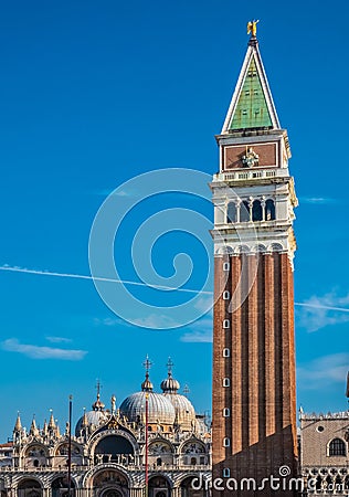Piazza San Marco St Mark`s Square, Venice, capital of the Veneto region, a UNESCO World Heritage Site, northeastern Italy Stock Photo