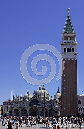 Piazza San Marco (St. Marks' Square) Stock Photo