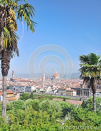 Piazzale Michelangelo,Florence,Tuscany,Italy Stock Photo