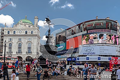 Piccadilly Circus London England Editorial Stock Photo