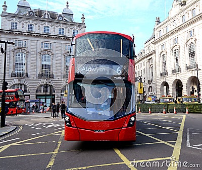 London symbols famous all over the world. Editorial Stock Photo