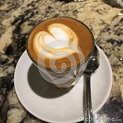 Piccolo Latte Stock Photo