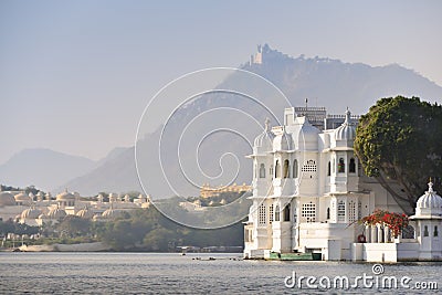 Pichola Lake in Udaipur India Stock Photo