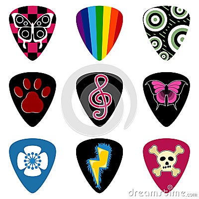 Pick icon set Vector Illustration