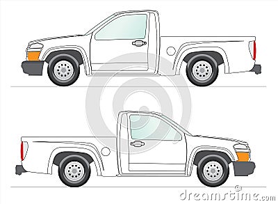 Pick-up Illustration Stock Photo