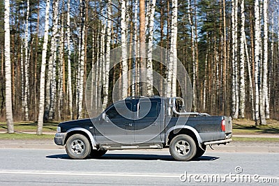 Pick-up truck Stock Photo