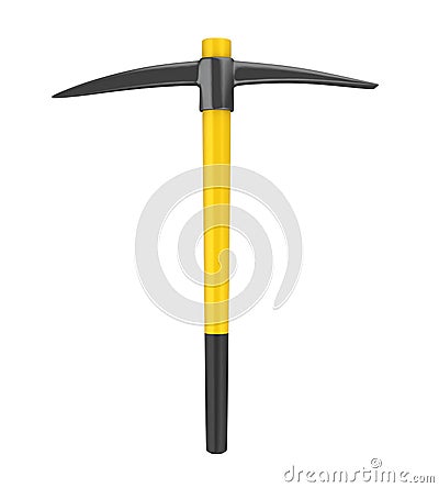 Pickaxe Isolated Stock Photo