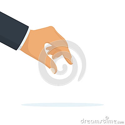 Picking hand. vector Vector Illustration