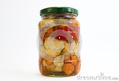 Pickle jar Stock Photo