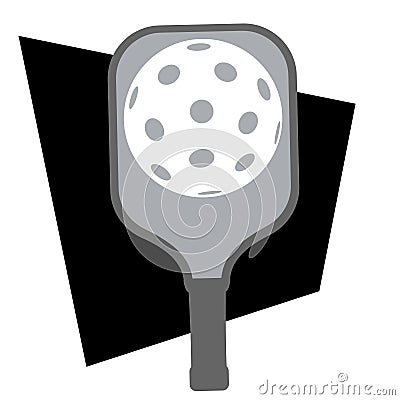 Pickleball vector graphic Vector Illustration