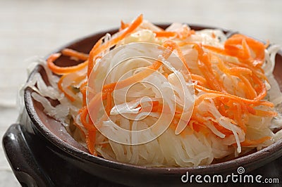 Pickled Cabbage Stock Photo