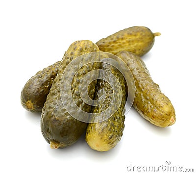 Pickled cucumbers Stock Photo