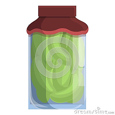 Pickles icon, cartoon style Vector Illustration