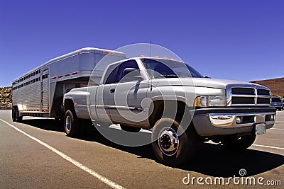 Pickup truck Stock Photo