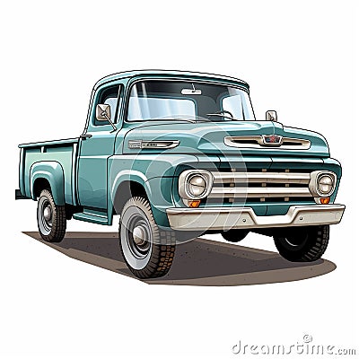Pickup truck branding with strong message Stock Photo
