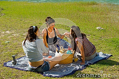 Picnic Stock Photo