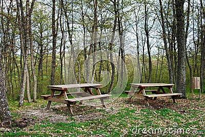 Picnic area Stock Photo