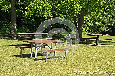 Picnic area Stock Photo