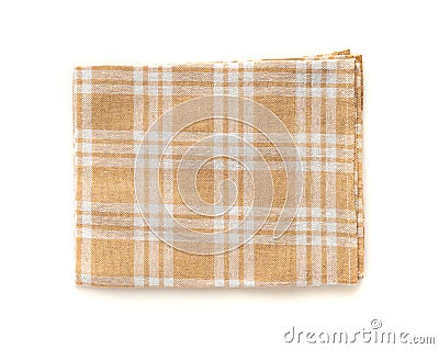 Picnic Table Cloth, Checkered Napkin, Red White Tablecloth, Kitchen Towel, Restaurant Dishcloth Stock Photo