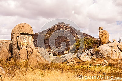 Pico do totorÃ³ and Cashew Stone Stock Photo