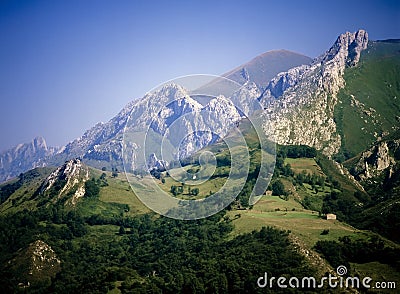Picos de europa mountains Stock Photo