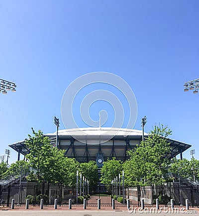 Arthur Ashe Stadium - US Tennis Open Editorial Stock Photo