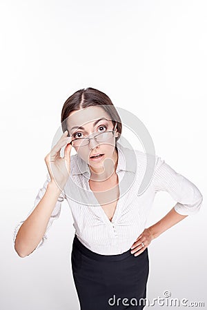 Picture of a beautiful business woman Stock Photo