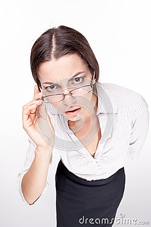 Picture of a beautiful business woman Stock Photo