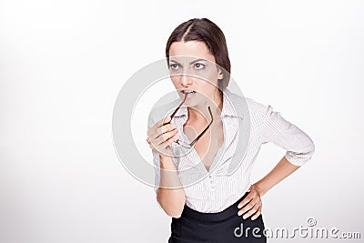 Picture of a beautiful business woman Stock Photo