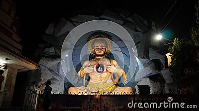 picture of big statue lord hanuman hd Stock Photo