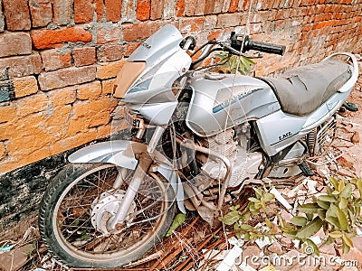 A picture of bike with selected focus , Editorial Stock Photo