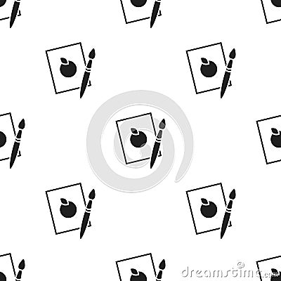 Picture black icon. Illustration for web and mobile design. Vector Illustration