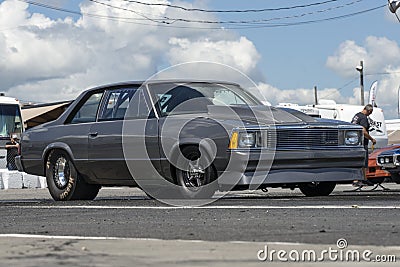 Chevrolet malibu on the track Editorial Stock Photo