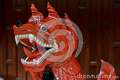 Picture of a Classic Thai Statue Stock Photo