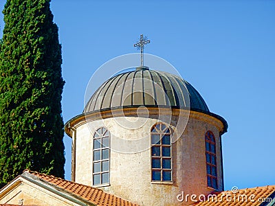 The Greek Orthodox Wedding Church in Cana, Israel Stock Photo