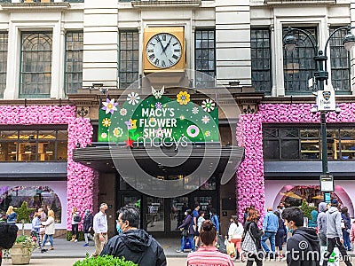 Macy`s Flower Show New York City Editorial Stock Photo