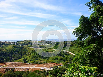 Forest and mountains of Antipolo Stock Photo