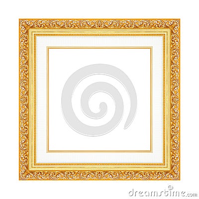 Picture frame isolated on white Stock Photo